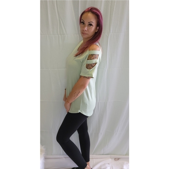 Cold Shoulder Top - Picture 6 of 7